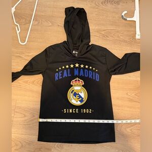 Real Madrid Kids Black Hoodie